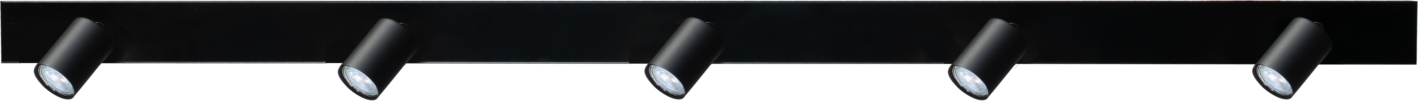 Bounce PL BOUNCE 5-LIGHT BLACK BEAM BLACK 160X8CM