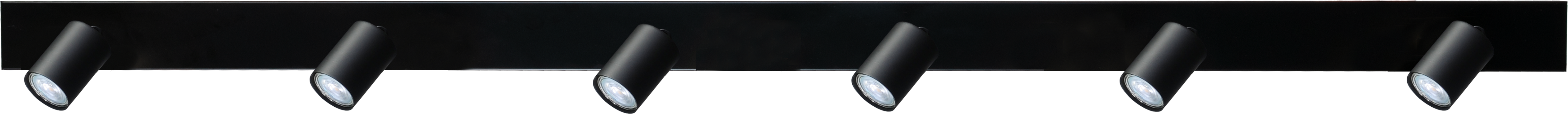 Bounce PL BOUNCE 6-LIGHT BLACK BEAM BLACK 180X8CM