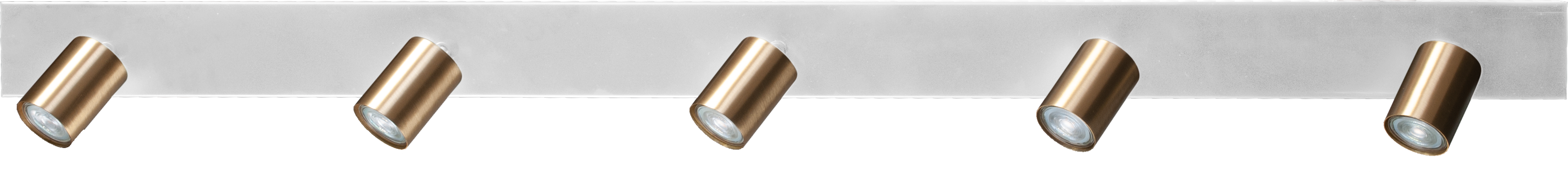 Bounce PL BOUNCE 5-LIGHT MATT GOLD BEAM WHITE 130X8CM
