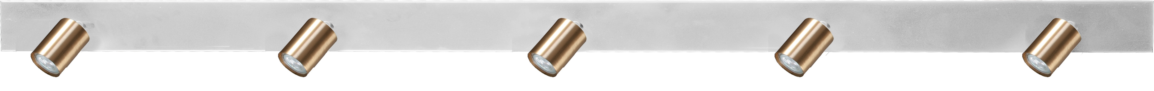 Bounce PL BOUNCE 5-LIGHT MATT GOLD BEAM WHITE 180X8CM