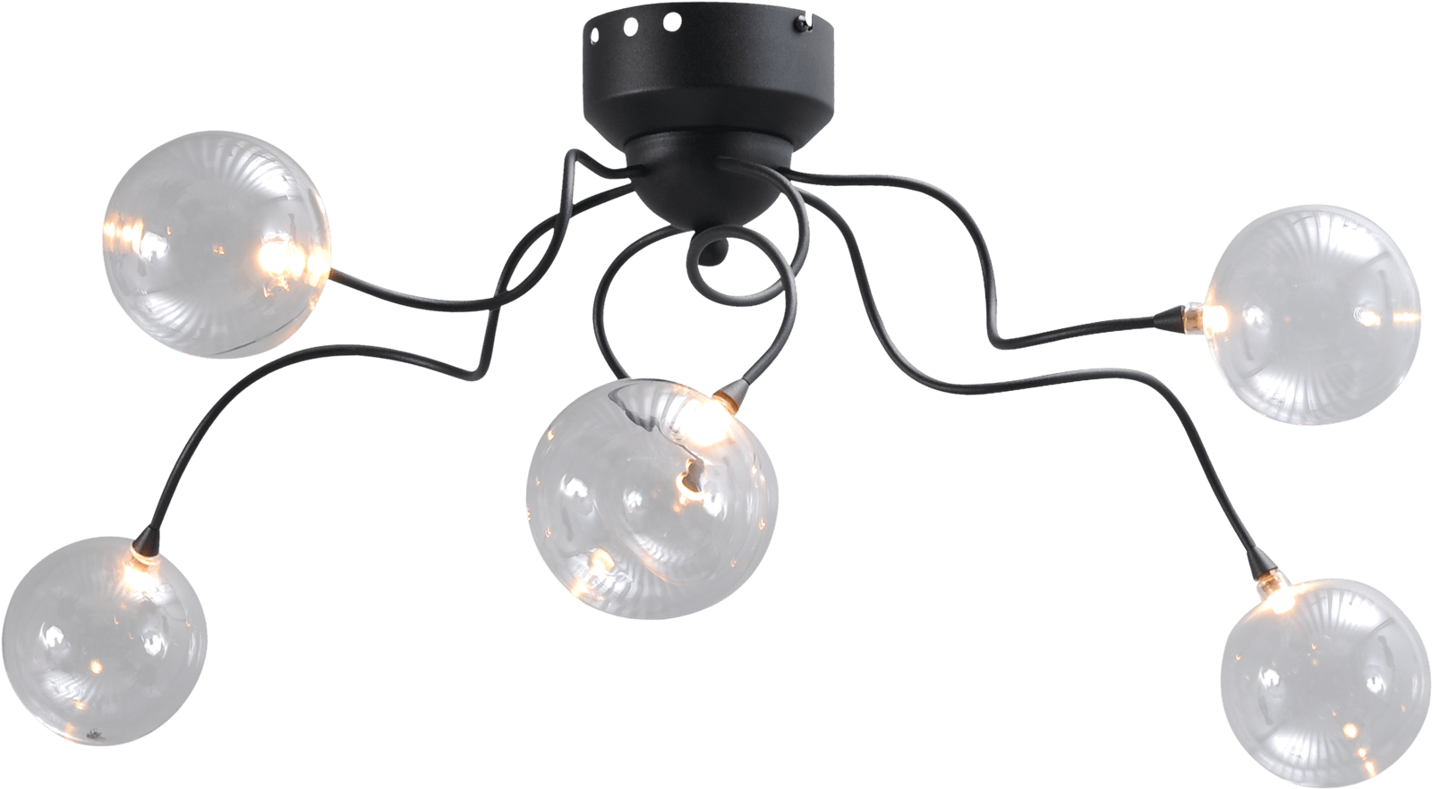 Gio PL GIO BLACK 5-LIGHT Ø65CM L. 17,5CM DTW