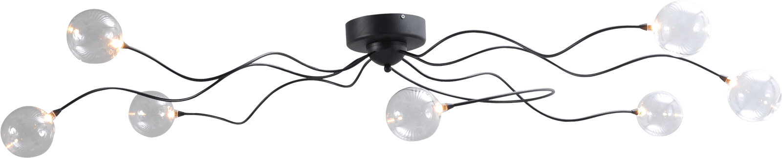 Gio PL GIO BLACK 7LIGHT WIDTH 115CM DTW
